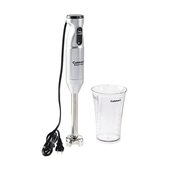 Cuisinart Hand Blender, Smart Stick 2-Speed Hand Blender- Powerful & Easy to Use Stick Immersion Blender-for-Shakes, Smoothies, Puree, Baby Food, Soups & Sauces, Silver, CSB-175SVP1 Two-Speed