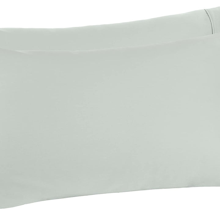 Aware 100% Organic Cotton 300 Thread Count Pillowcase Set, Sage Green, Standard, 2 Pack, 32" x 20"