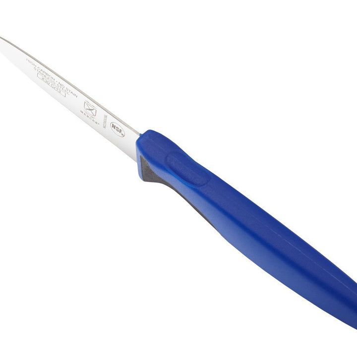 Mercer Culinary Millennia Colors 3-Inch Slim Paring Knife, Blue 3" Slim Paring Knife