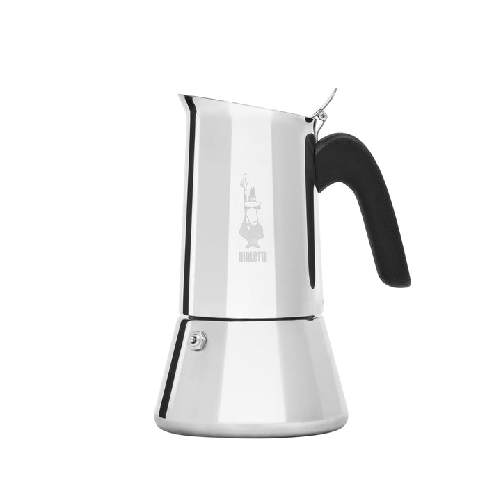 Bialetti Venus Induction Stovetop Coffee Maker (6 Cups) and Induction Plate 6-Cup Espresso Maker + Plate, Steel