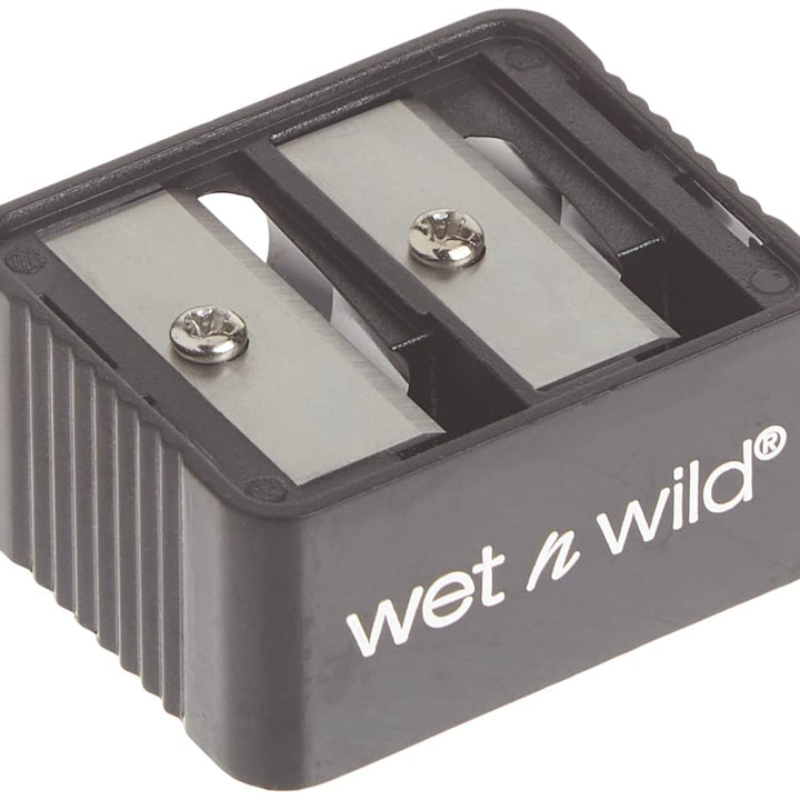 wet n wild Dual Pencil Sharpener Dual-Pencil Eyeliner Pencil Sharpener | Convenient | Essential Tool | Sharpens | Easy To Clean | Travel-Friendly | Compact