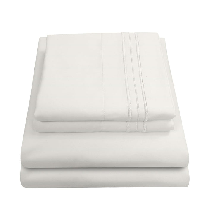 Full Size Sheet Sets - Breathable Luxury Sheets with Full Elastic & Secure Corner Straps Built In - 1800 Supreme Collection Extra Soft Deep Pocket Bedding Set, Sheet Set, Full, Taupe