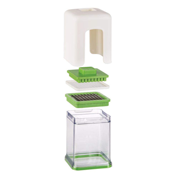 Progressive International Tower Fry Cutter, 1, White/Green Tower Cutter