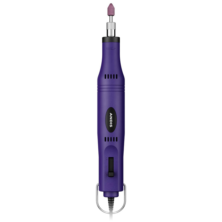 Andis 66745 EasyClip 2-Speed Pet Nail Grinder, Purple