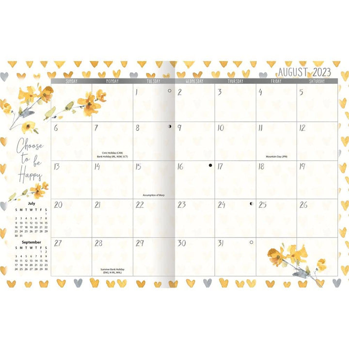 WSBL Watercolor Wonder 2024 Monthly Planner (24997050041)