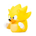 TUBBZ Sonic The Hedgehog Super Sonic Collectable Duck Vinyl Figure - Official Sonic The Hedgehog Merchandise - TV Movies & Games Sonic - Super Sonic