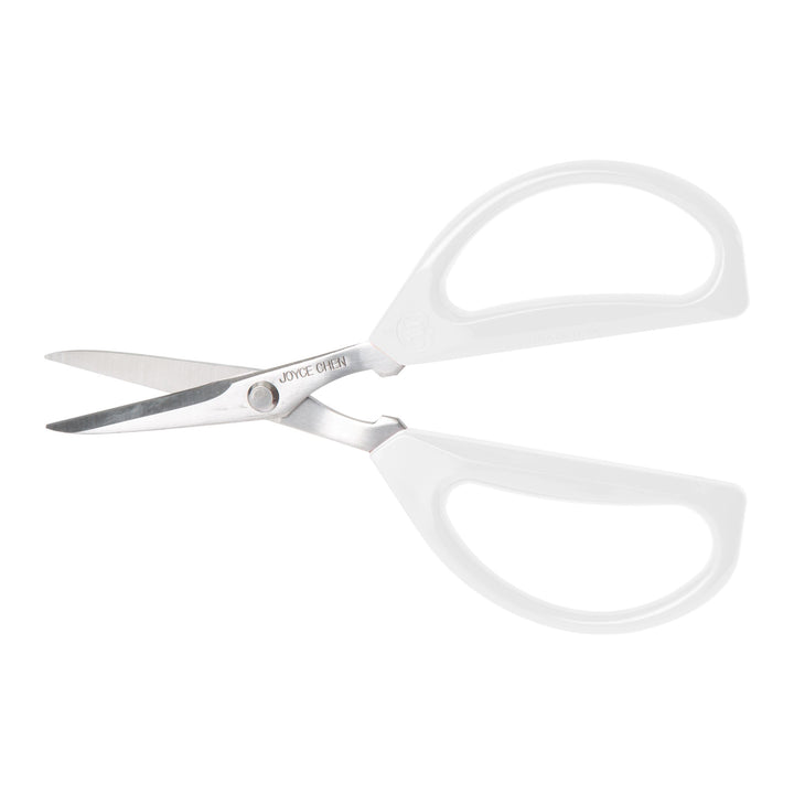 Joyce Chen Original Unlimited Kitchen Scissors All Purpose Dishwasher Safe Kitchen Shears With Comfortable Handles, White 2.0