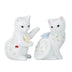 Lenox Butterfly Meadow Figural Kitten Salt and Pepper Set -