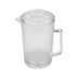 G.E.T. P-3064-1-CL-EC Heavy-Duty Shatterproof Plastic 2 Quart Pitcher with Lid, BPA Free (64 Ounce), Clear