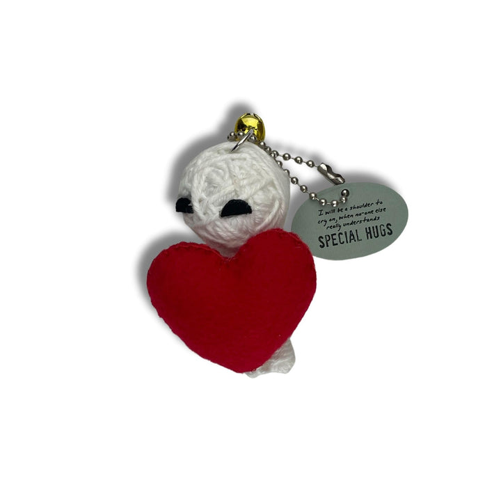 Watchover Voodoo 3-Inch Special Hugs Keychain - Handcrafted Gift to Bring Good Luck and Positivity Everywhere You Go