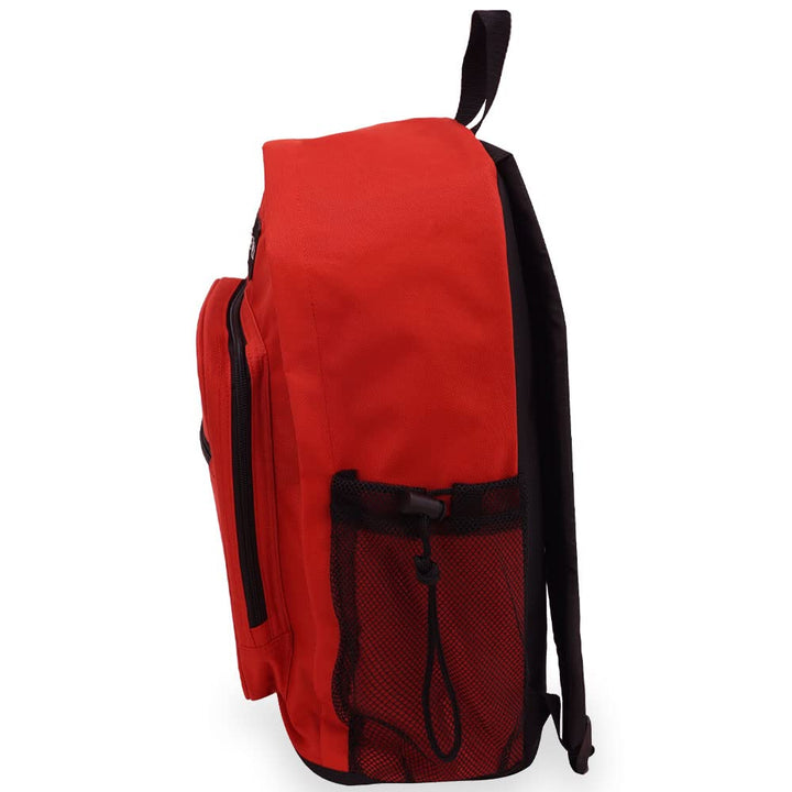 Everest Luggage Classic Backpack, Red, Medium One Size