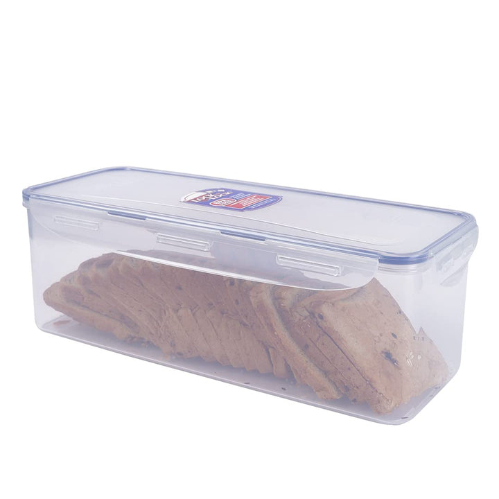 LOCK & LOCK Easy Essentials Food Storage lids/Airtight containers, BPA Free, Bread Box-21.1 Cup, Clear