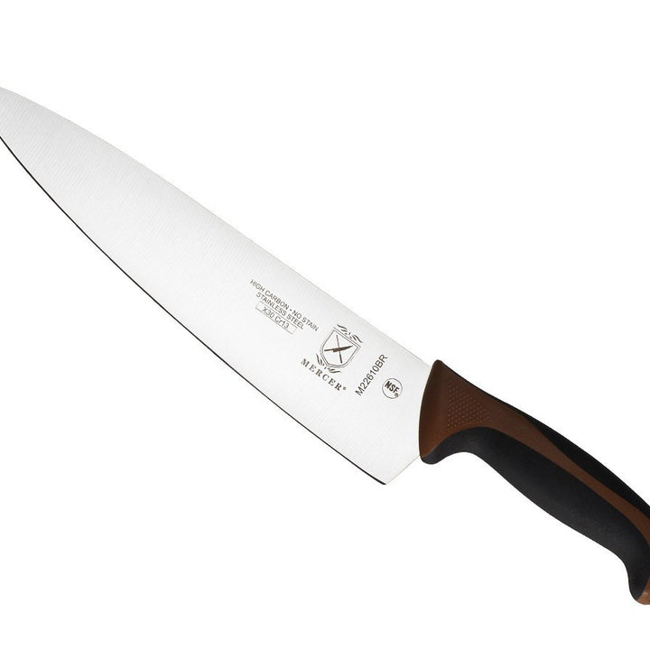 Mercer Culinary Brown Millennia Colors Handle, 10" Chef's Knife