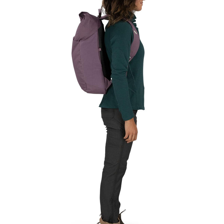 Osprey Arcane Roll Top Commuter Backpack, Matcha Green Heather One Size