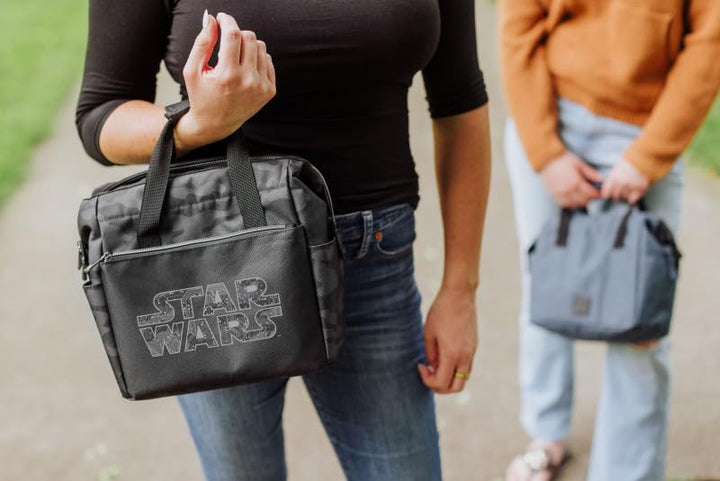 PICNIC TIME Star Wars On The Go Lunch Bag, Soft Cooler Lunch Box, Insulated Lunch Bag, (Black Camo) 10 x 6 x 10.5 Star Wars - Black Camo