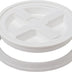 Gamma2 Seal Lid - Pet Food Storage Container Lids - Fits 3.5, 5, 6, & 7 Gallon Buckets, White, 4122E, Made in USA, Fits a 3.5 to 7 Gallon Bucket