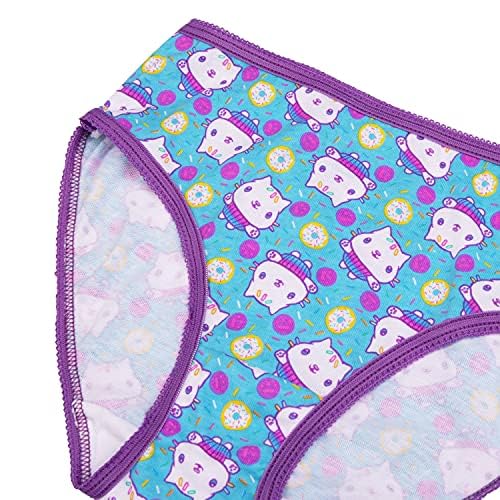 DREAMWORKS GABBY'S DOLLHOUSE Girls'  Exclusive 10-Pack of Soft 100% Combed Cotton Underwear, 2/3t, 4t, 4, 6 and 8 Gabby10pk