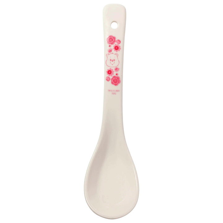 Silver Buffalo Care Bears Flash Floral Ceramic Ramen Bowl with Chopsticks and Spoon, 20 Ounces