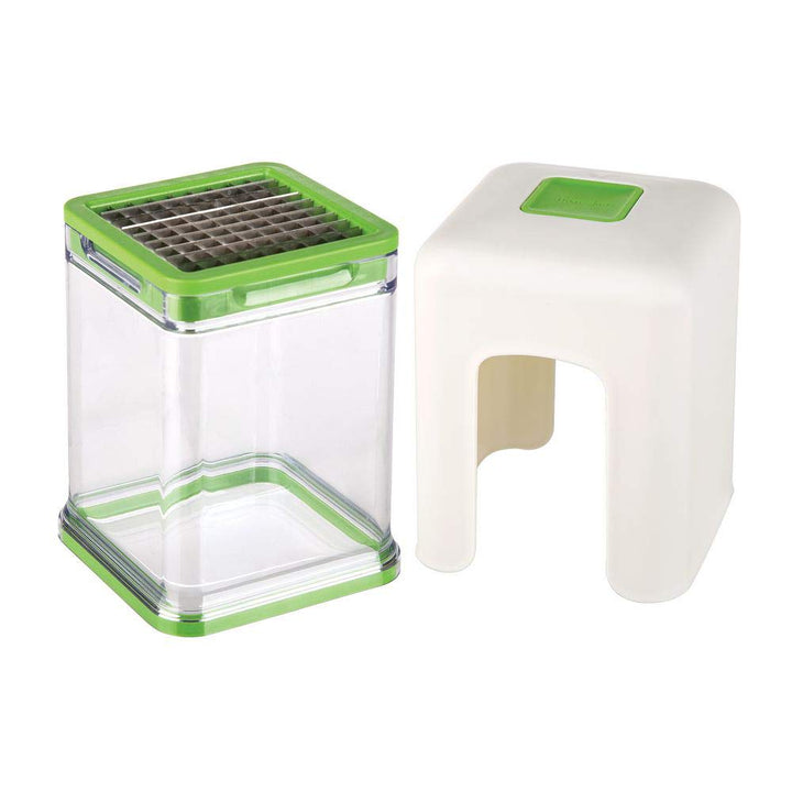 Progressive International Tower Fry Cutter, 1, White/Green Tower Cutter