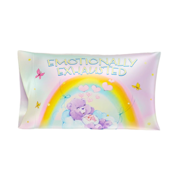 Squishmallows Bedding Silky Satin Standard Beauty Silky Satin King Size Pillowcase Cover 20x36 for Hair and Skin, (Officially Licensed Product) Squishmallows - Sleepy Mallow King (U.S. Standard)