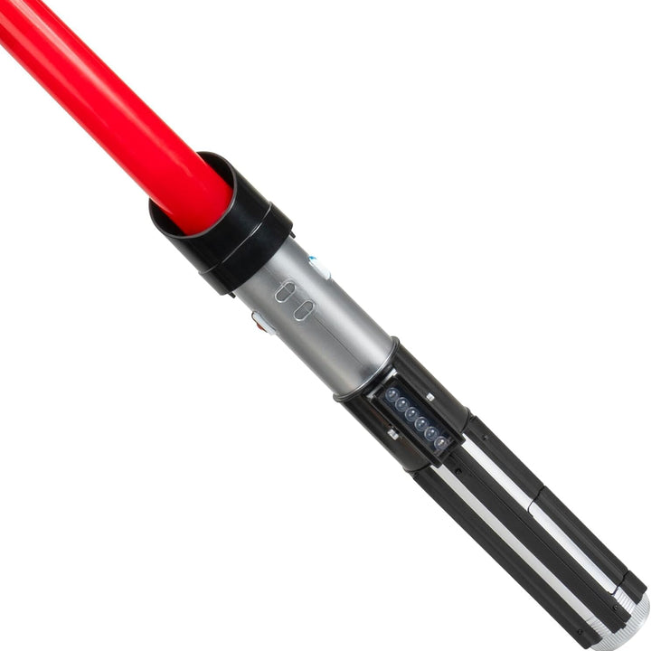 Star Wars Official Halloween Costume Accessory - Light Up Retractable Plastic Saber Darth Vader