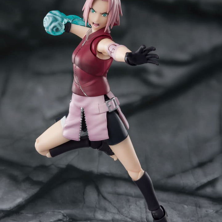 TAMASHII NATIONS - Naruto Shippuden - Sakura Haruno - Inheritor of Tsunade's Indominable Will, Bandai Spirits S.H.Figuarts Action Figure Sakura Haruno -Inheritor of Tsunade's Indominable Will-