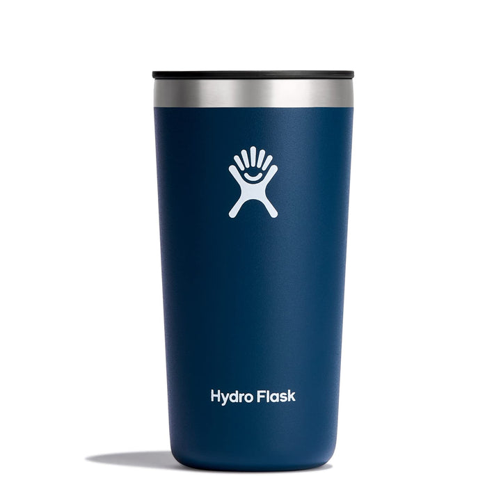 Hydro Flask All Around Stainless Steel Tumbler with Lid and Double-Wall Vacuum Insulation Indigo 12 Oz