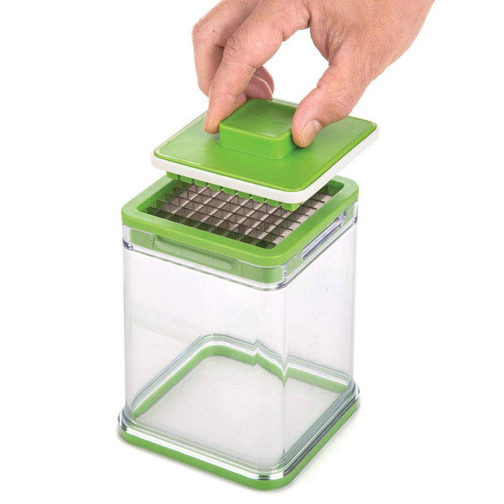 Progressive International Tower Fry Cutter, 1, White/Green Tower Cutter