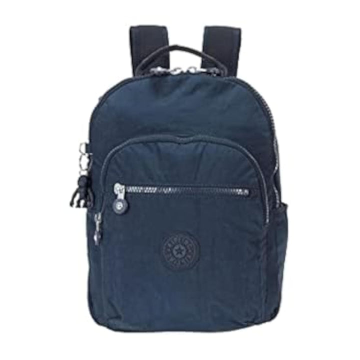 Kipling Women's Seoul Small Tablet Backpack, Durable, Padded Shoulder Straps with Tablet Sleeve, Bag 10"L x 13.75"H 4.5"D Blue Bleu 2