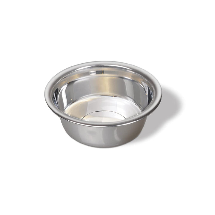 Van Ness Pets Small Lightweight Stainless Steel Dog Bowl, 16 OZ Food And Water Dish 16 OZ.