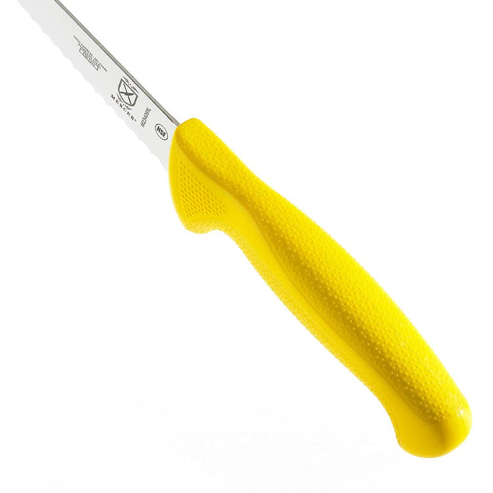 Mercer Culinary M23406YL Millennia Colors Yellow Handle, 6" Wavy Edge, Utility Knife