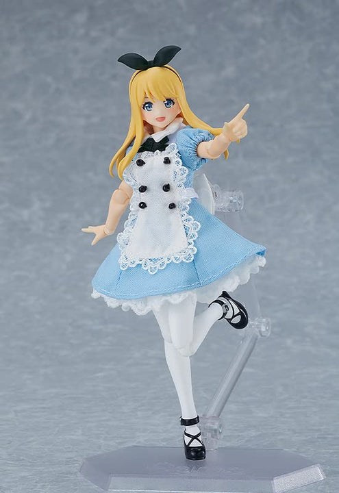 Max Factory Figma Styles: Female Body (Alice) Dress & Apron Outfit Figma Action Figure