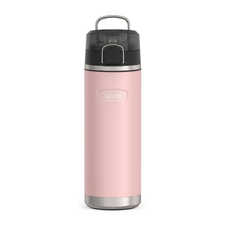 ICON SERIES BY THERMOS Stainless Steel Water Bottle with Spout 24 Ounce, Sunset Pink