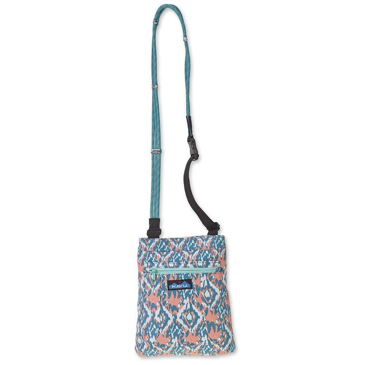 KAVU Keepalong Semi Padded Sling Canvas Rope Crossbody Bag One Size Got Dots