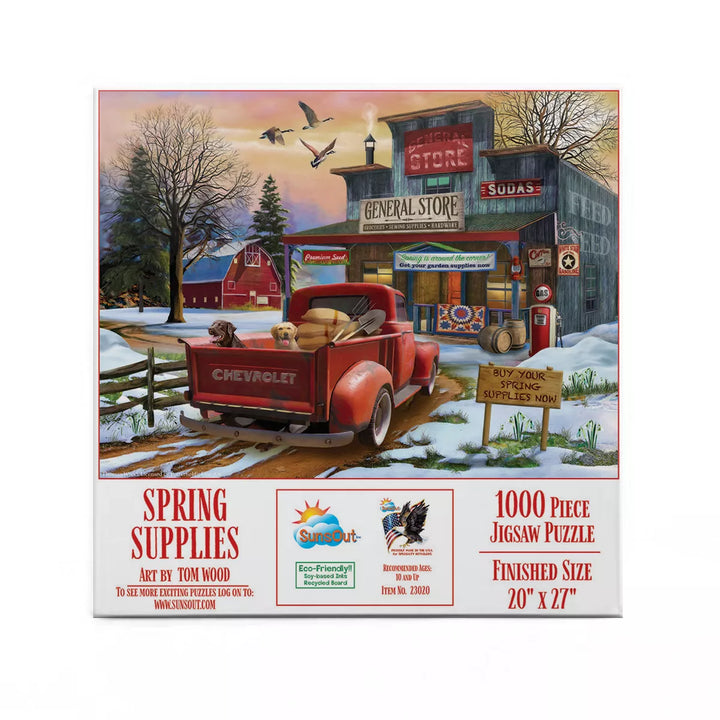 Sunsout Spring Supplies 1000 Pc Jigsaw Puzzle 23020