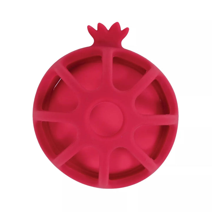 Hudson Baby Silicone Teether, Pomegranate, One Size