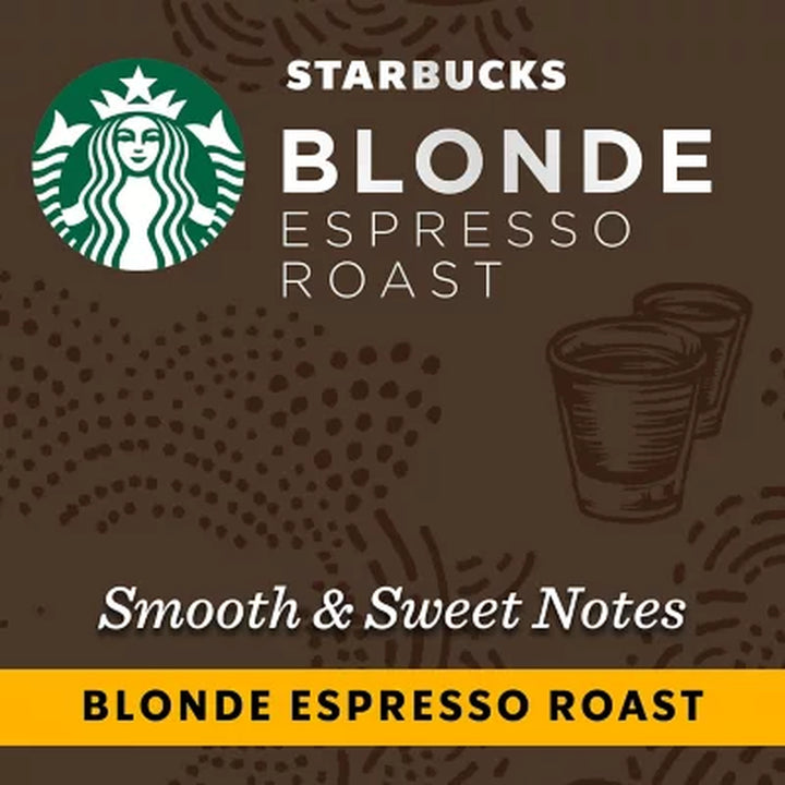 Starbucks by Nespresso Espresso Coffee Pods, Blonde Roast (60 Ct.)