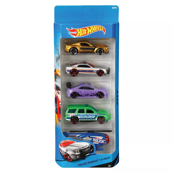 Hot Wheels Diecast Cars - 5Pk (Colors May Vary)