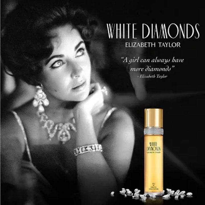 Elizabeth Taylor White Diamonds Eau De Toilette, 3.4 Fl Oz