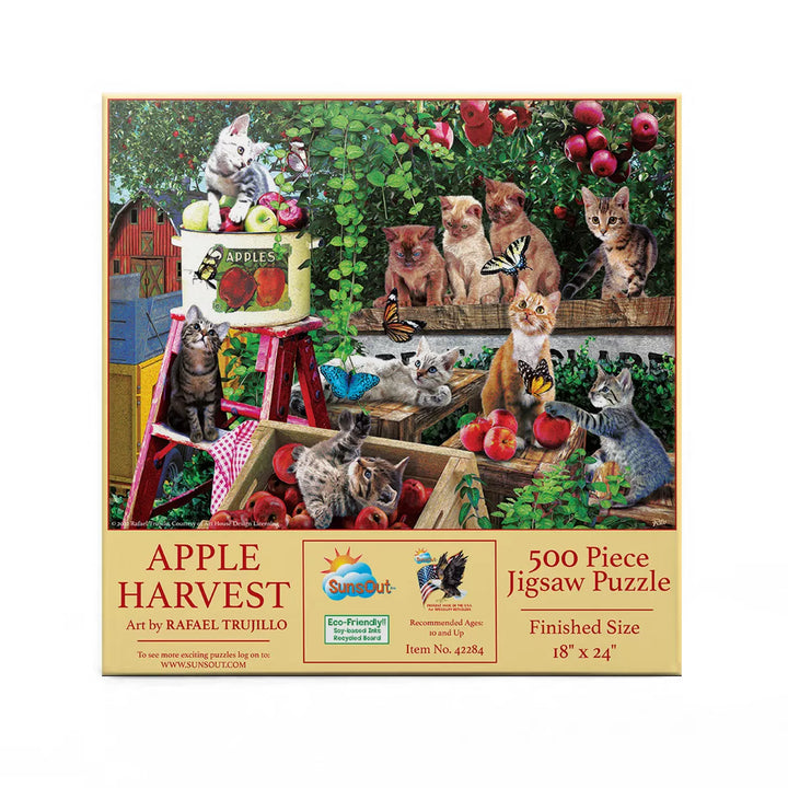 Sunsout Apple Harvest 500 Pc Jigsaw Puzzle 42284