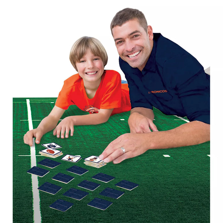 Masterpieces Officially Licensed NFL Denver Broncos Matching Game for Kids and Families.