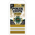 Masterpieces Casino Style 20 Piece 11.5 Gram Poker Chip Set NHL Minnesota Wild Gold Edition.