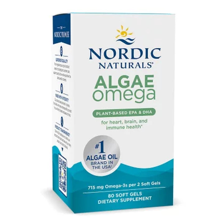 Nordic Naturals Algae Omega Softgels 80 Ct.