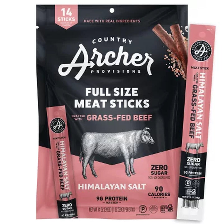 Country Archer Himalayan Salt Beef Sticks 1 Oz., 14 Pk.