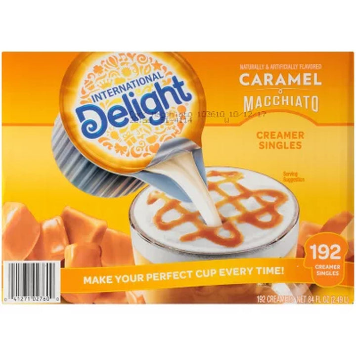 International Delight Caramel Macchiato Coffee Creamer Singles 192 Ct.