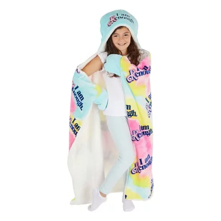 Kids 40X50 Hooded Throw, Plush with Sherpa Lining (Assorted Characters)