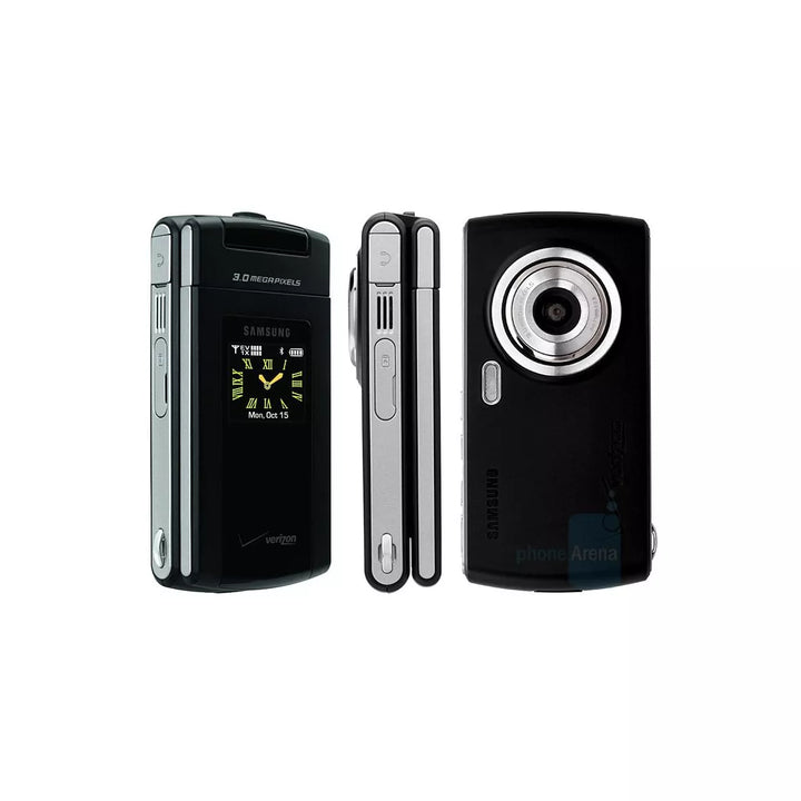 Samsung U900 Flipshot U900K Replica Dummy Phone / Toy Phone (Black) (Bulk Packaging)