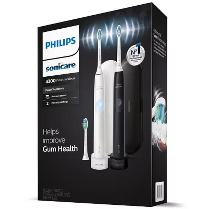 Philips Sonicare Protectiveclean 4300 Rechargeable Toothbrush - Choose Your Color