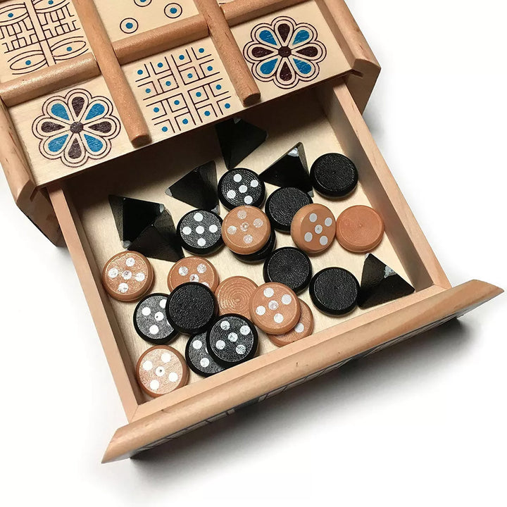 WE Games Replacement Wooden Game Pieces from the Game of UR - Extra Set of Pieces