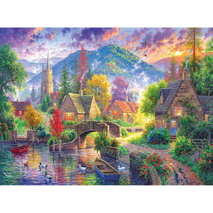 Abraham Hunter 1000 Pc Jigsaw Puzzle - Mountain Village